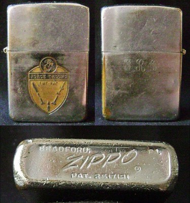 USMC Zippo 1963 Front & Back & Bottom.JPG