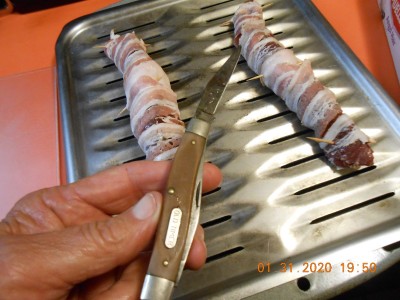 Ready for the broiler thanks to the muskrat.