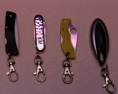 Gerber, Victorinox, Spiderco, Gerber.JPG