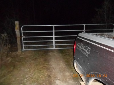 Closing down deer season at the lease for another year.