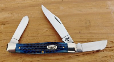 1999 Case Navy Blue Pocket Worn 6375