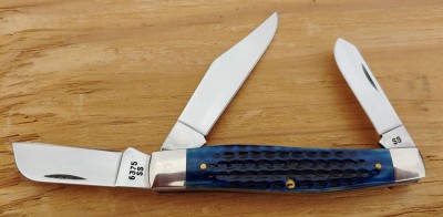 1999 Case Navy Blue Pocket Worn 6375