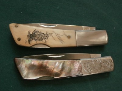 Gerber Silver Knight in Ivory &amp; Black Pearl