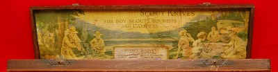 Note the joinery on the corners of the front of the authentic box