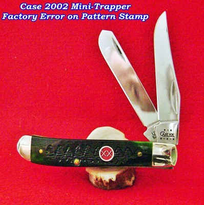 Case 2002 Mini-Trapper 6207W SS Dark Green Christmas Tree Jig Bone - Labeled.JPG