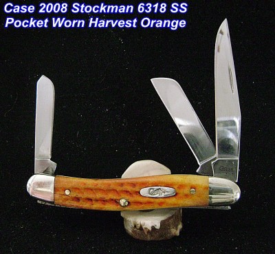 Case 2008 Stockman 6318 SS Pocket Worn Harvest Orange - Mark Open Labeled.JPG