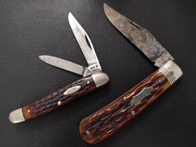 Case 62087 serpentine jack ('65-'69), GEC #74 AAPK forum knife (2016)