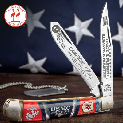 Kissing Crane USMC Trapper - Open.jpg