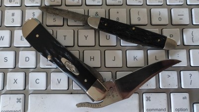 Case 61953L Russlock, Camillus 41 pen knife