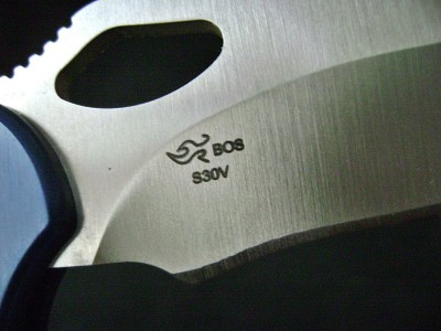 Buck Spitfire 722BLSSH S30V Blue - Steel Etch.JPG