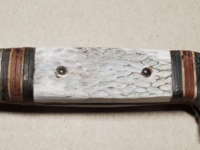 Right side Delrin handle showing oxidation