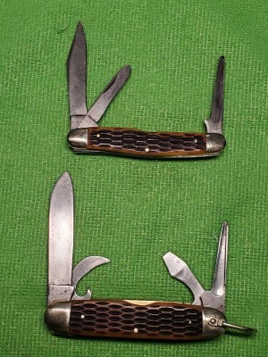 Restored Camillus 64 and Camco Camp Knife