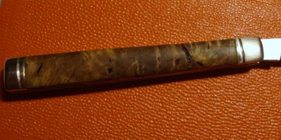 Custom Amboyna Burl Doctors knife 003.JPG