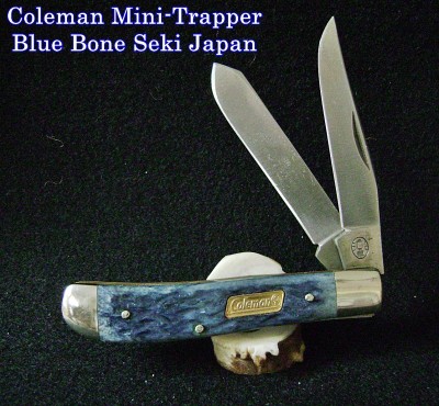 Coleman Mini-Trapper Blue Bone Seki Japan - Labeled.JPG