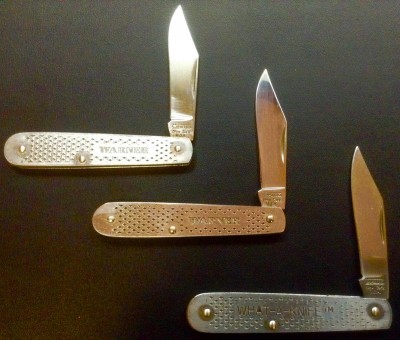 Two, Single Blade "WARNERs." - A Single Blade "WHAT-A-KNIFE."