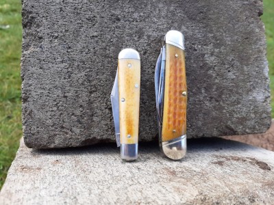 1995 Case 63046 whit - 2018 Tidioute 14118 boys knife