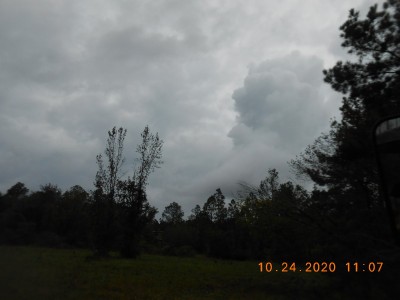 We had a bit of weather again today, those clouds dropped 1.4" of rain this afternoon.