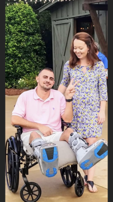 Here is the folks you've been praying for, Matt and Lori.