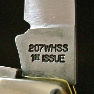 W - Case 1990 Mini-Trapper 207WHSS 1st Issue Red Bone - Pattern Stamp.JPG