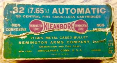 .32 Remington Ammo Box