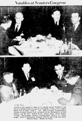 Robert Schrade, Scout - Bottom Photo, Seated Left.