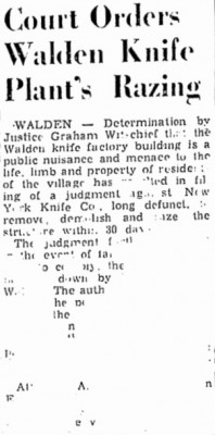 New York Knife Company.