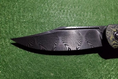 CIVIVI Appalachian Drifter C2015DS-3 Layered Yellow G10 and Carbon Fiber Handle Black Hand Rubbed Damascus Blade $93 (6).jpg