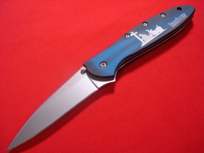 KERSHAW KNIFE LEEK 1660BB - CUSTOM PRAYING BIKER.jpg