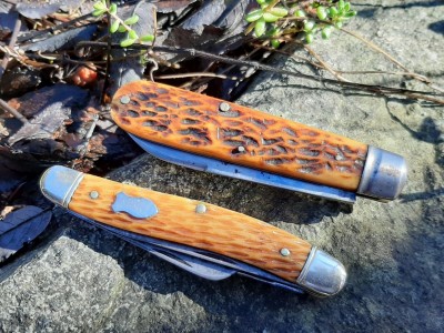 Challenge Cut Co jack - Schrade Walden 895 stockman