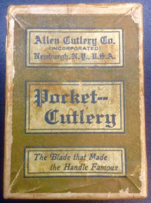 This Box Is For One Dozen, Pattern No. 01 Pocket Knives.