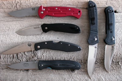 Benchmade and such.JPG