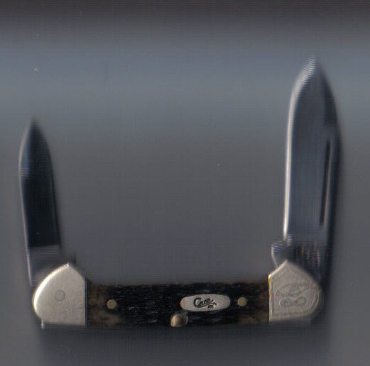 Case 2000 Butterbean,Black jigged bone scales