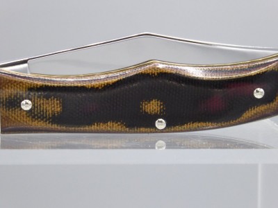 Python skin micarta