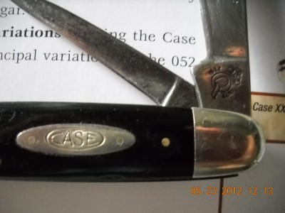 Official tang stamp of a Frankenknife.