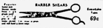 Barber Shears.
