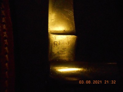 Very weak pile side stamp, the 3 at the end is hard to see.