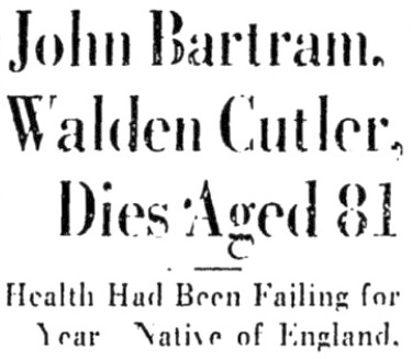 Walden Knife Works mentioned.