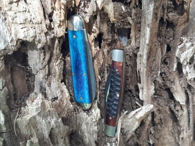 Tidioute 2017 American jack blue camel - Case 1972 Texas jack red bone