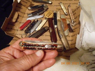 What a beauty, Schrade Walden 291 Trapper, with Glennbad handles!