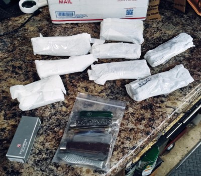 Here is the packages I unwrapped it. I have to admit Cody was pretty neat about this!