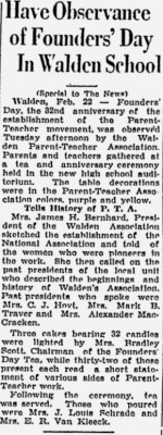 Mrs. J.L., J. Louis or Jacob Louis Schrade mentioned.