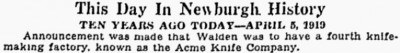 Acme Knife Company mentioned.