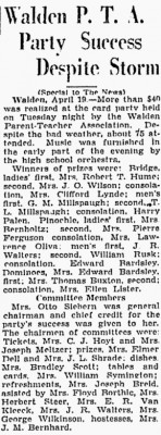 Mrs. J.L., J. Louis or Jacob Louis Schrade mentioned.