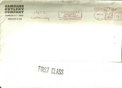 The Envelope, Name &amp; Address Covered.<br />The Discoloration Is Exaggerated.