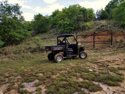 gun range at the bottom of the bluff