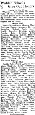 Margaret Schrade mentioned.<br />Near the bottom.