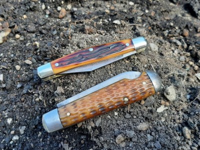 Schrade USA 3 OT wormgroove - Cut Co. EZO jack