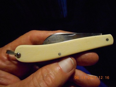 Schrade Walden 196 Florist knife.
