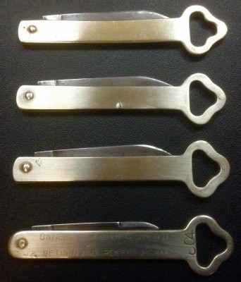 Top To Bottom (Tang Stamps)<br />ROBESON<br />THE W &amp; H CO.<br />THE W &amp; H CO.<br />UNKNOWN.