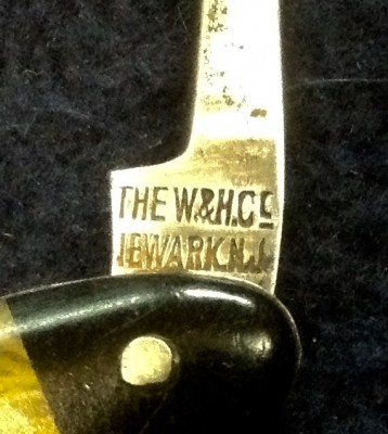 The Button Hook Tang Stamp.